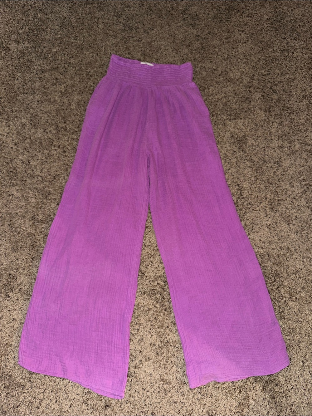 Felicite Smock Pant Gauze 100% Cotton Size 2 Small